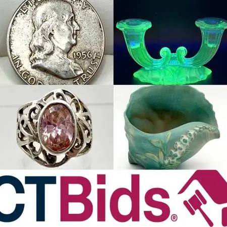 Coins, Jewelry, vtg Glass & Household Estate Auction