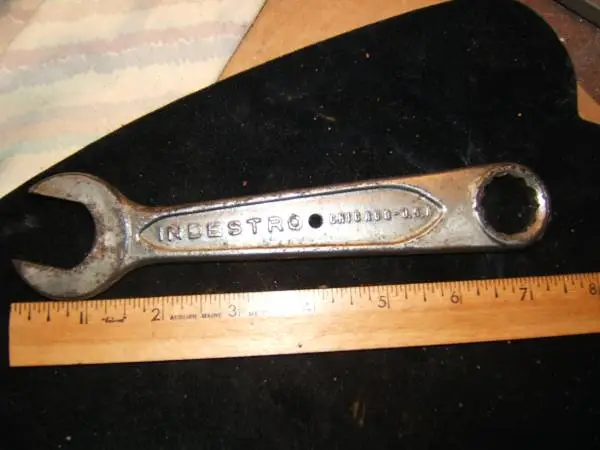 Indestro 3/4 12 Point X 7/8 Open End Combination Wrench Select Steel