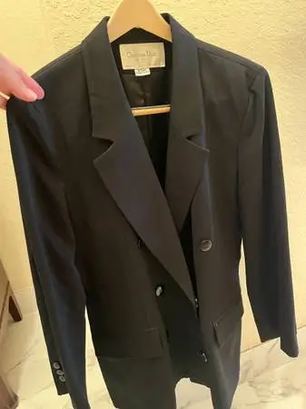 Vintage Christian Dior The Suit Ladies Wool Blazer 1980s - 1990s