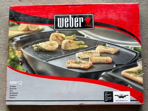 Weber Q 200/2000 Series Cooking GRIDDLE NEW IN BOX