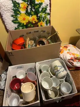 Cleaning out the basement - garage sale