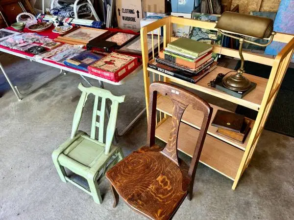 Garage Sale: Household, Art, Antiques, Books, Jewelry, More
