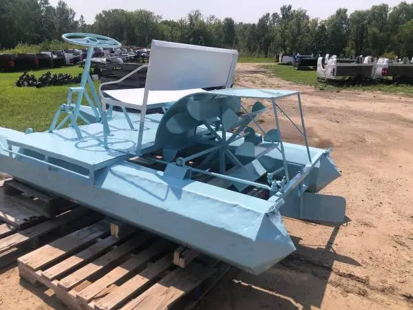 Paddle Pontoon Steel Classic Restored 67-70s. Manufactured in DL.