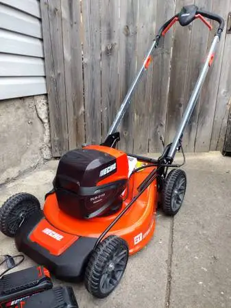 Brand-New Echo 21 Inch 56Volt Cordless Push Lawnmower With 2 - 5.0 AH Batteries