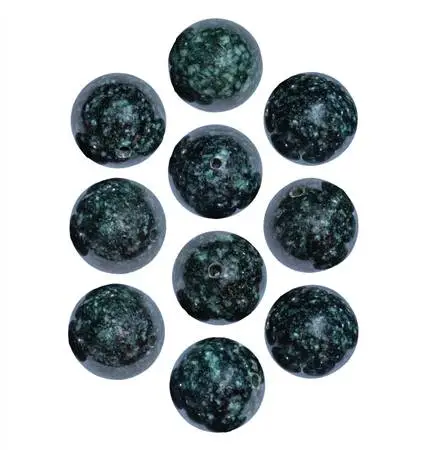 Guatemalan Jaguar Green Jadeite Jade Hand-Carved Beads 20mm Set of 1