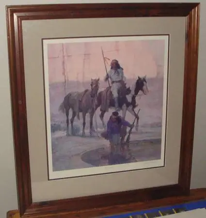 Painting: The Source by Kenneth Riley Lithograph, CA