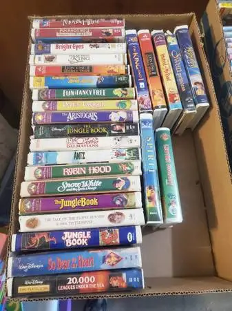 Walt Disney vhs movies