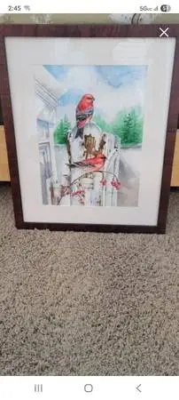 Cardinal painting
