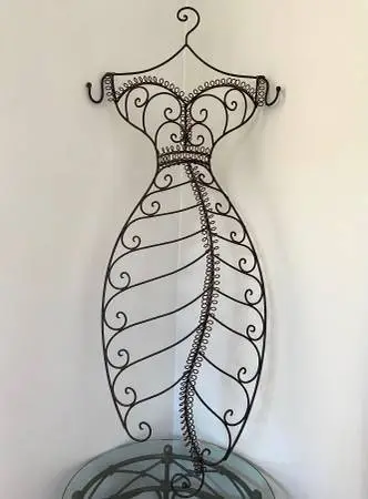 Wrought Iron Wall Display