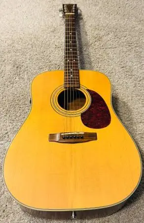 Cort Earth 70 FISHMAN Acoustic Guitar FRESH SETUP & NEW STRINGS!