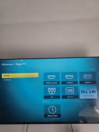 Hisense 58 Class 4K UHD LED LCD Roku Smart TV HDR R6 Series 58R6E3