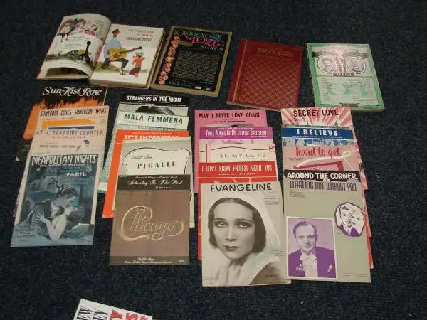 23 Pieces of Sheet Music.