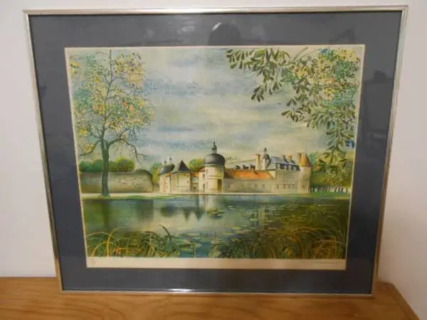 CLAUDE GROSPERRIN SIGNED/NUMBERED FRAMED PRINTS (4)