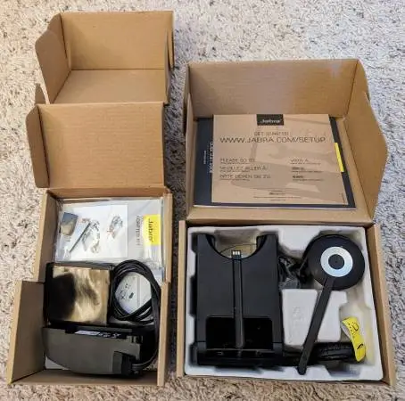 Jabra GN1000 Handset Lifter + Pro 920 Wireless Headset for Desk Phone