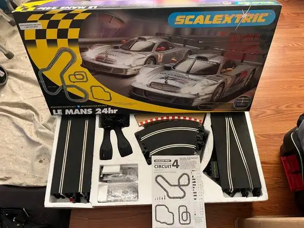 Two Scalextric Slot Car Sets