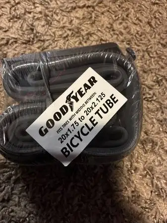 NEW Genuine Goodyear 20 Bicycle Bike Tire Tube (20x1.75 To 20x2.125)