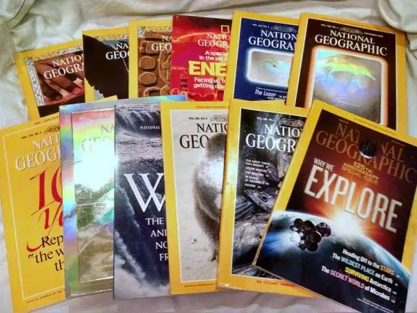 Vintage National Geographic Magazines