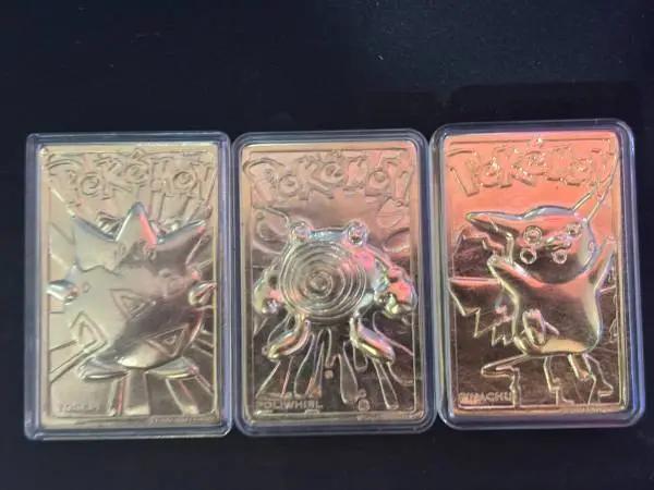 Burger King 23K Plated Pokémon Cards