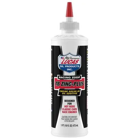 Lucas Oil 10063 Engine Break-In Oil Additive - TB Zinc Plus 16 oz