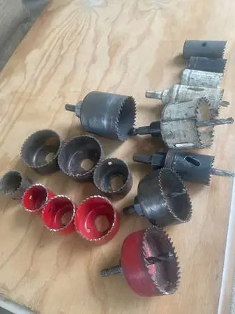 Circular Boring Hole Bits for Door Locksets and Deadbolts