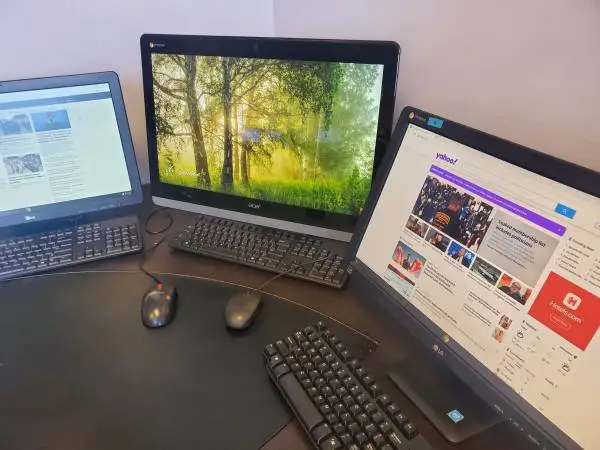 Chromebase Desktop! Large Displays!