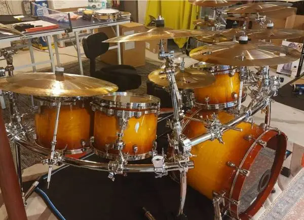 TAMA Starclassic Maple Drums 5 Piece Shell Kit JAPAN Golden Sunburst