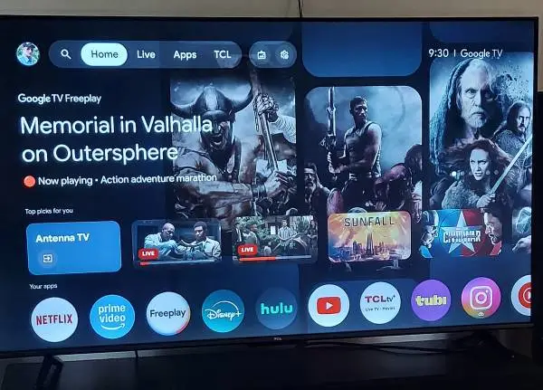 55 TCL GOOGLE 4K UHD SMART TV