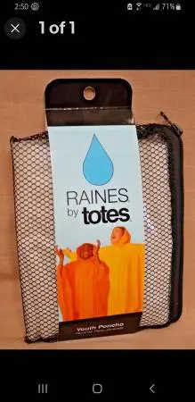 2 New Totes Youth Ponchos