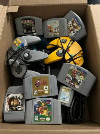 Buying all video games . CASH PAID