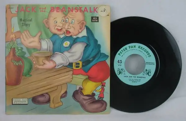 JACK AND THE BEANSTALK Musical Story 1960 Peter Pan Record