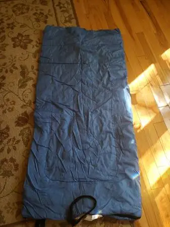 Greatlands Youth Sleeping Bag Rated to 50 Degrees Blue