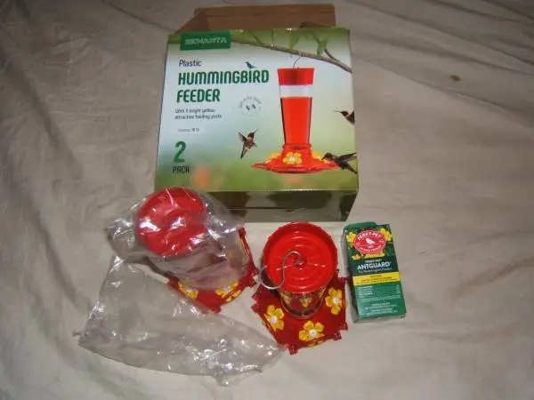 Hummingbird Feeder 10 oz [Set of 2] Glass Hummingbird Feeders
