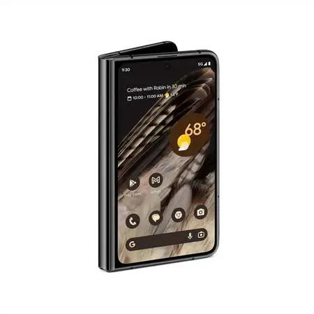 Open Box Pixel Fold Unlocked 256GB 5G Smartphone Obsidian Black