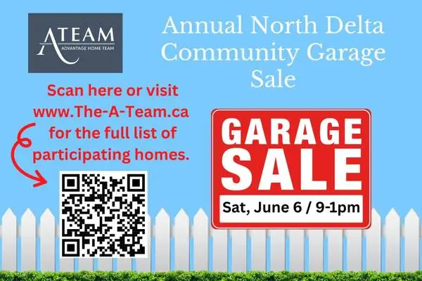 North Delta Community Garage Sale – 20+ Homes Participating!