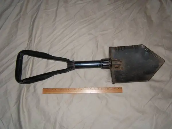 Genuine Military Folding Shovel Vietnam Era Shovel 75 Ames E Tool Entr