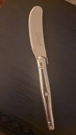 1 VINTAGE LAGUIOLEINOX France Cheese Knife Spreader Rare