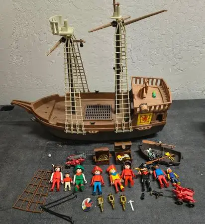 Lego Pirate Ship with Figures and other Accessories