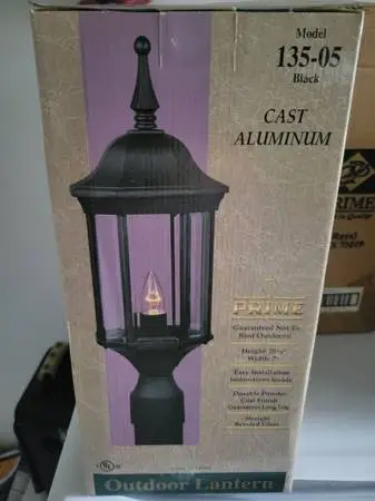Outdoor cast Aluminum post lights New