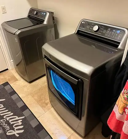 Washer and Dryer LG