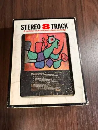 Bruce Cockburn Dancing In The Dragons Jaws  8 Track Tape TESTED New Pads & New