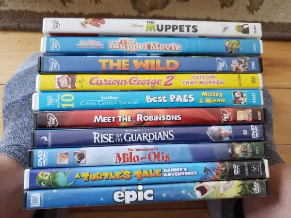Kids DVDs Movie Lot of 10