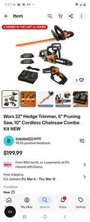 New Trimmer Chainsaw and Pruning Saw