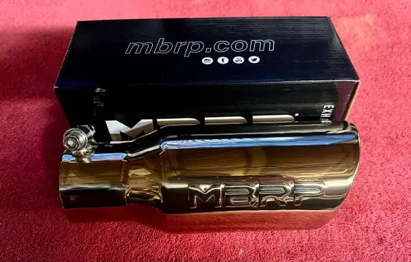MBRP exhaust tip clamp on