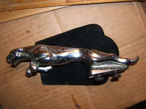 Vintage Jaguar Hood Ornament 8  7/10091/1 WBB,Jaguar Hood Ornament