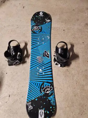 K2 Snowboard With Zuma Bindings For Sale - 120 CM
