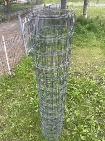 5-feet tall heavy duty wire garden fence, 3 pieces different lengths