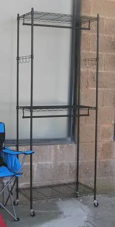 Metal Shelf Units Have Two Available