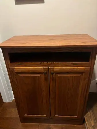 T V Cabinet Solid Oak