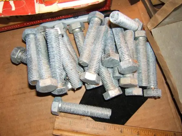 5/8-11 x 3  Hex Bolt Hot Dipped Galvanized new box of 24pcs