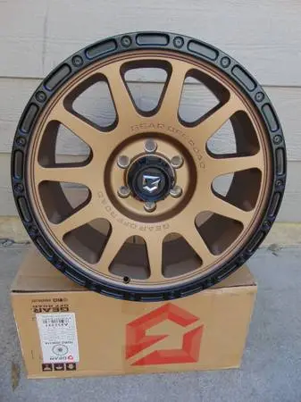 Satin Bronze/Black 20X9 Gear Offroad Rims *6X5.5*CHEVY* *GMC* *TOYOTA*